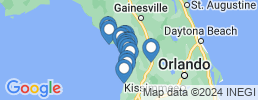 mapa de operadores de pesca en Crystal River