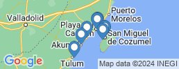 Karte der Angebote in Tulum