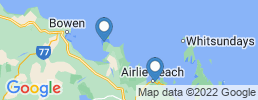 mapa de operadores de pesca en Whitsunday