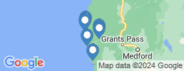 map of fishing charters in Gold Beach