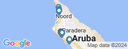 mapa de operadores de pesca en Aruba
