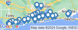 map of fishing charters in Gulf Breeze