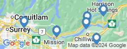 map of fishing charters in Harrison Mills