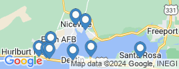 mapa de operadores de pesca en Destin
