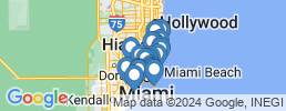 mapa de operadores de pesca en Miami Beach