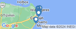 map of fishing charters in Isla Mujeres