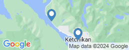 mapa de operadores de pesca en Ketchikan