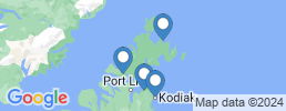map of fishing charters in Kodiak