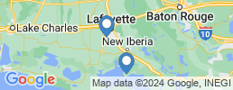 map of fishing charters in Lafayette