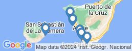 map of fishing charters in Costa Adeje