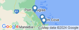mapa de operadores de pesca en Cairns