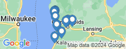 map of fishing charters in Macatawa
