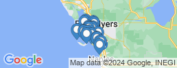 map of fishing charters in Fort Myers Beach