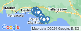 map of fishing charters in Mexico Beach
