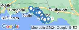 map of fishing charters in Mexico Beach