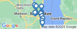 mapa de operadores de pesca en Milwaukee