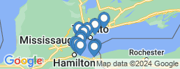 map of fishing charters in Mississauga