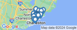 map of fishing charters in Mount Pleasant