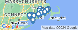 map of fishing charters in Narragansett
