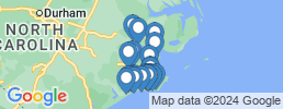 mapa de operadores de pesca en New Bern