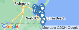 map of fishing charters in Norfolk