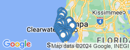 map of fishing charters in Clearwater