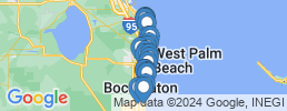 mapa de operadores de pesca en palm Beach