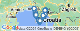 mapa de operadores de pesca en Rovinj