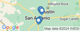 map of fishing charters in San Antonio