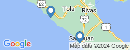mapa de operadores de pesca en San Juan Del Sur