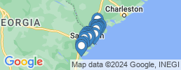 map of fishing charters in Savannah