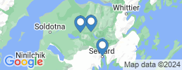 mapa de operadores de pesca en Seward