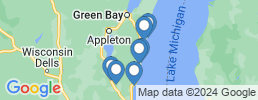 map of fishing charters in Sheboygan