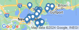 mapa de operadores de pesca en Slidell