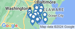 map of fishing charters in Solomons