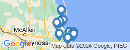 Map of fishing charters in Южный остров Падре