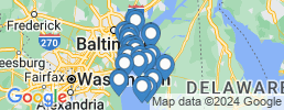 map of fishing charters in Stevensville