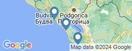 Map of fishing charters in Ulcinj
