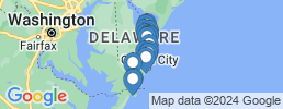 mapa de operadores de pesca en West Ocean City