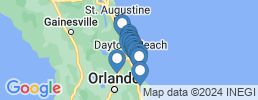 mapa de operadores de pesca en New Smyrna Beach