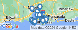 Map of fishing charters in Móvil