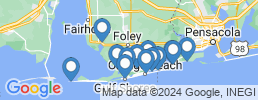 mapa de operadores de pesca en Orange Beach