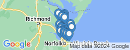 mapa de operadores de pesca en Gloucester Point