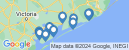 map of fishing charters in Palacios