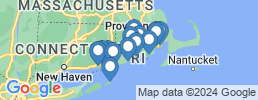 map of fishing charters in South Kingstown