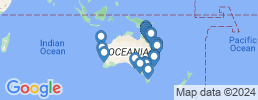 mapa de operadores de pesca en Australia