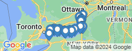 map of fishing charters in Lake Ontario