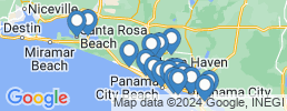 map of fishing charters in Panama City Beach