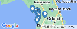 mapa de operadores de pesca en Crystal River