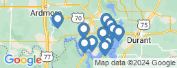 mapa de operadores de pesca en Pottsboro